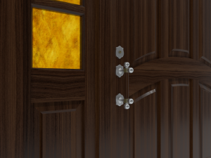door and frame 3D 모델