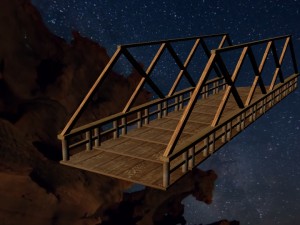 simple bridge 3D Модель
