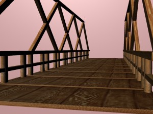 simple bridge 3D Model