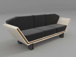 modern sofa design Modelo 3D