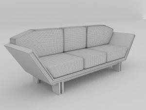 modern sofa design 3D Model