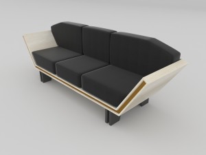 modern sofa design Modelo 3D