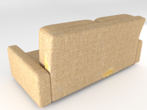 clean and dirty variant couch Model 3D