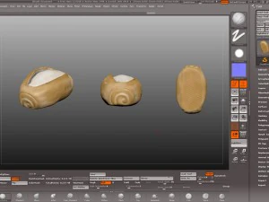 french bread 3D Model