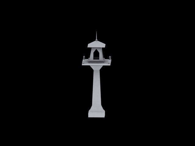 spirit house small 2 Modelo 3D .c4d .max .obj .3ds .fbx .stl .blend 