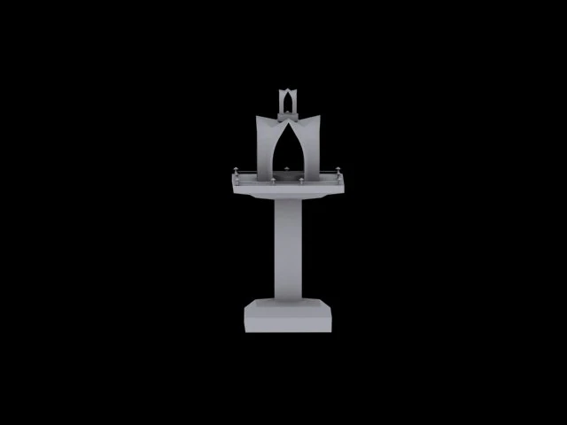 spirit house 09 3D Model .c4d .max .obj .3ds .fbx .stl .blend