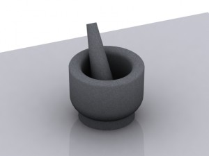 mortar 3D मॉडल