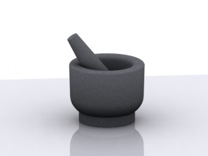mortar 3D मॉडल