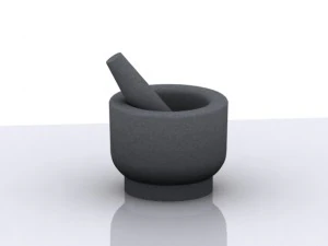 mortar 3D Model