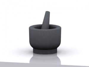 mortar 3D मॉडल