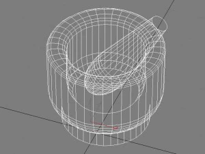 mortar 3D Model