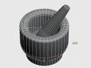 mortar 3D Model