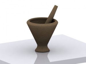mortar cookware 3D Модель