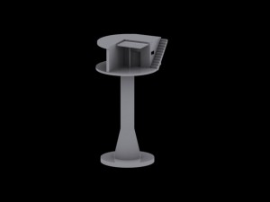 modern spirit house 3Dモデル