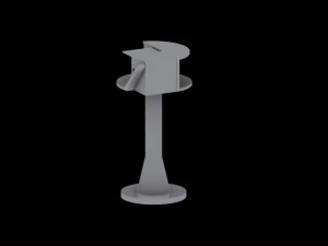 modern spirit house 3D Model
