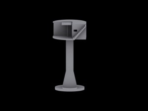 modern spirit house 3Dモデル