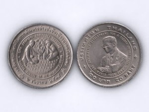 thai reign 9 coins Model 3D