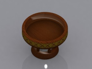 a khan tok the lanna people northern thailand Model 3D