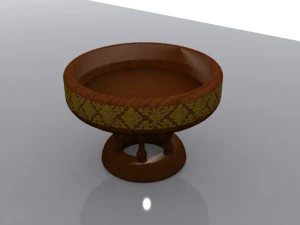a khan tok the lanna people northern thailand 3D Model