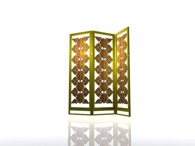 thai partition room 3D Model .c4d .max .obj .3ds .fbx .stl .blend