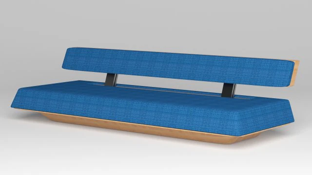 futuristic sofa 3D Model .c4d .max .obj .3ds .fbx .stl .blend 