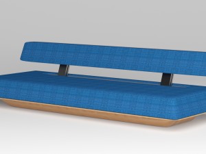 futuristic sofa 3D Model