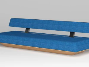futurystyczna sofa Model 3D