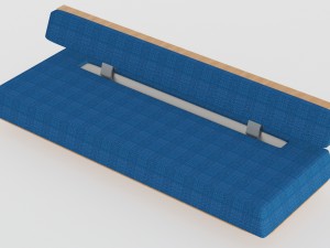 futuristic sofa 3Dモデル