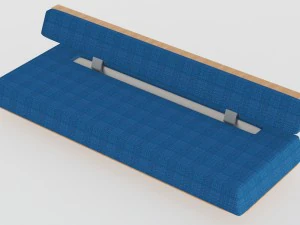 futuristic sofa 3D Model