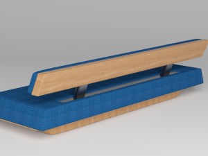 futuristic sofa 3Dモデル
