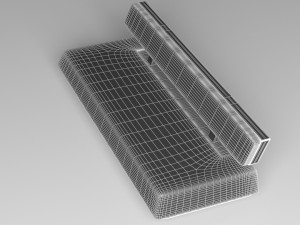 futuristic sofa 3Dモデル