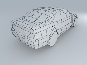 bmw 320i 1995 lowpoly 3D मॉडल