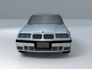 bmw 320i 1995 lowpoly 3D Model