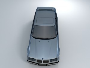 bmw 320i 1995 lowpoly 3D मॉडल