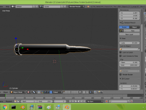 2 different types of bullets 3D Model