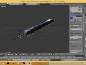 buster sword 3Dモデル