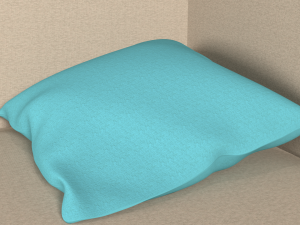 fabric pillow Model 3D