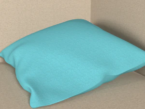 布製枕 3Dモデル