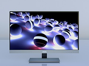 monitor aoc d2757ph 3D मॉडल