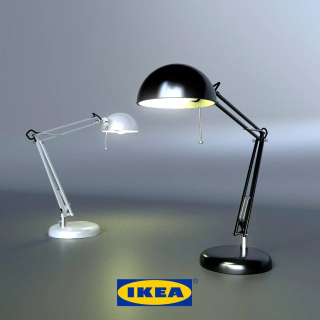 led ikea forsa 3D Model .c4d .max .obj .3ds .fbx .stl .blend