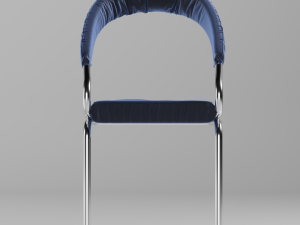 table and chair with upholstery 3D Model