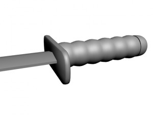 low poly sword 3D Model