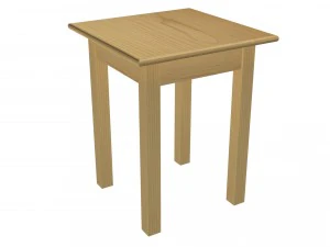 low poly stool 3D Model