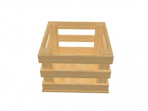 low poly box 3D Model