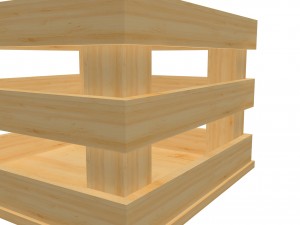 low poly box 3D Model