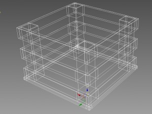 low poly box 3D Model