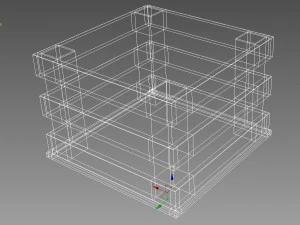 low poly box 3D Model