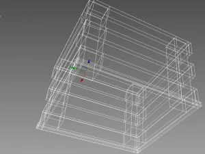 low poly box 3D Model