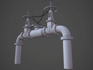 backflow prevention device water main 3D 模型