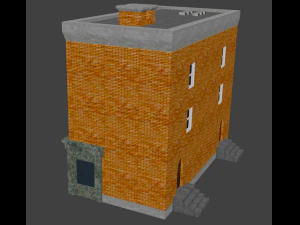 town house 3D Model
